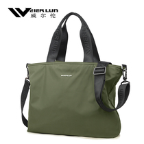 Casual Backpack Skew Satchel for mens commuter cross section Large-capacity single shoulder bag Nylon Oxford Cloth Handbag bag