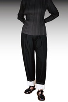 teinein pleated trousers pleated trousers