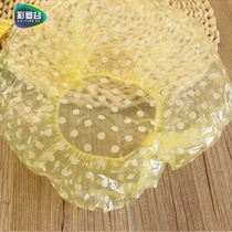Disposable shower cap female waterproof bath hair mask special care kitchen anti-fume hat Hair dye head baking oil set