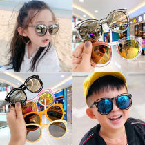2022 Han Prints New Children Shading Sunglasses Sunglasses With Slim Fashion Tide Baby Retro Girl Glasses
