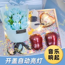 Christmas gift 2021 Christmas Eve Apple gift box to send girl friends creative practical small gift safe fruit box