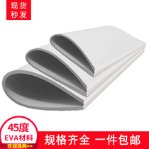 Black and white 45 degree EVA foam sheet lining box foam board packaging eva material sponge shockproof pad