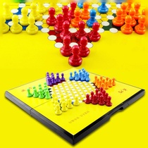 Parent-child toy large folding magnetic checkers adult children puzzle magnet checkers game chess toy chess