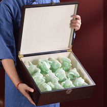 Wuyi Black Tea Tea Tea Super Jinjunmei black tea exquisite twelve Zodiac porcelain pot gift box 500g