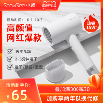 showsee small suitable hair dryer household negative ion high power student dormitory hair salon dedicated hair dryer Shunfa