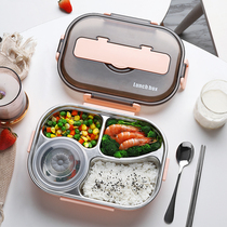 Office workers summer lunch boxes for primary school students dividing special stainless steel 304 material for one person with heat preservation lunch box