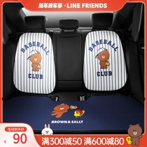 Brownbear cartoon car seat cushion winter single female seat four seasons universal rear seat cushion car non-slip seat cover
