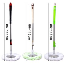 Universal rotating mop bar stainless steel mop bar mop bar no hand-washing mop domestic dry and wet mop
