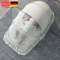Baby mosquito net cover foldable baby bed full-face universal mosquito cover childrens yurt bottomless mosquito net