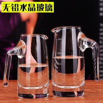 Thickened glass liquor dispenser wine jug wine decanter Home Road Cup scale wine measuring device price