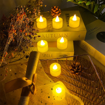 Simulation small candle luminous LED electronic light confession decoration romantic creative proposal scene layout birthday props