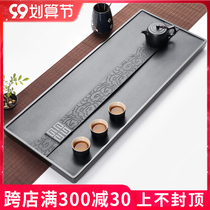 Natural Wujin Stone Tea Plate Home Simple Dry Bubble Stone Living Room Tea Table Big and Small Tea Pallets Kung Fu Tea set