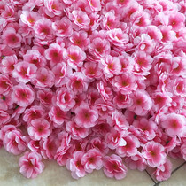 Emulated Peach Blossom Cherry Blossom Plum Blossom Rose Flower Petal Flower Branches Shoot Props Wedding VIEW HEAD DECORATION FAKE FLOWERS DIY