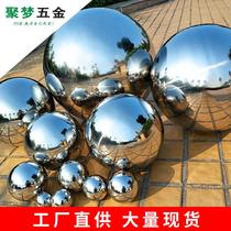 304 stainless steel round ball hollow ball 1mm thick home pendulum piece decorated with thick ball floating ball mirror big round bead