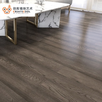 Create a multi-layer solid wood composite wood household Nordic floor gray floor F08M19S