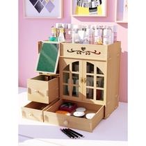 Dormitory cosmetics storage box rack desktop drawer type large capacity simple dressing table skin care rack