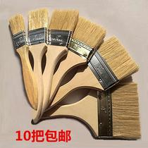Soft brush Barbecue industrial long hair brush Household 4 inch brush dust 6 inch 2 inch paint brush thickened bristle brush