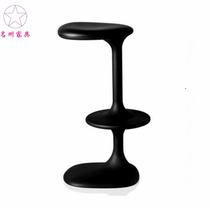 FRP factory custom creative outdoor leisure chair front desk high stool fishbone chair color can be customized