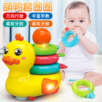 Baby electric ring toy baby crawling training guide head-up puzzle fun duckling 1-2-3 years old children 4