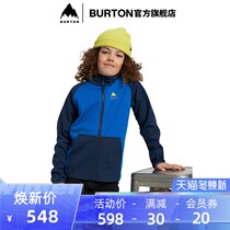 BURTON BURTON official childrens coat CROWN hooded sweatshirt fleece warm outdoor long-sleeved 221211
