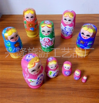 Five-story doll Russian doll is a boutique Mengshi education boutique set doll childrens toys scenic tour
