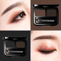 Monochrome eyebrow powder women waterproof and sweat-proof no decolorization long-lasting black natural not dizzy dark gray female mens special