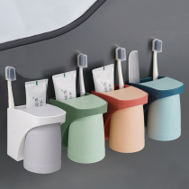 Toothbrush rack-free household brush Cup wall-mounted toilet electric hanger wall-mounted