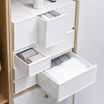 Clothes storage box Drawer storage box Wardrobe artifact finishing box Plastic clothing storage underwear storage cabinet