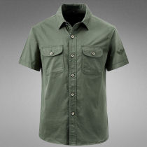 Tactical Shirt Speed Dry Wear Wear Fast Dry Tooling Casual Breathable Outdoor Sports Men And Women Loose and Loose Collar Shirts