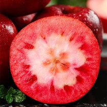 Authentic Xinjiang Aksu Red Meat Apple Sugar Heart Fresh Fruit Whole Box Red Heart Ugly Apple Red Fuji