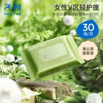 Sub-first dandelion private health care wet wipes 200 * 150mm 30 cramps