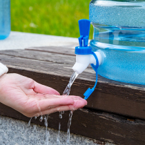 Thickened round removable washable outdoor pure water barrel Home drinking water water storage mineral water barrel with tap teapot food grade