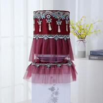 Water water machine new bucket cover screen fabric two pieces of dust resistance new aesthetic 0B3D9_16 water machine bucket embroidery veil