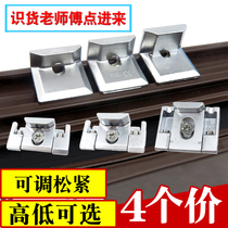 Glass partition single door handle glass lock glass door handle lock with handle open hole glass door lock stainless steel color