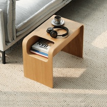 Nordic function side a few mobile C- type coffee table mini window small table simple small apartment table and side cabinet) ADRANK