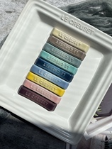 Le creuset Cool color stoneware porcelain knife fork chopstick bracket fig meringue green feather shell powder multicolor