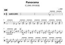  1743 IZ_ONE () - Panorama Drum Spectrum Dynamic Drum Spectrum Complete without drum accompaniment