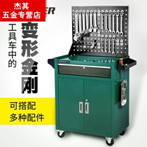 Auto repair tool cart trolley multifunctional tool cabinet mobile Workbench drawer type workshop repair box