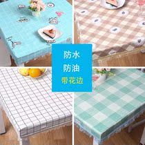 Campus kindergarten tablecloth table set for primary and secondary school students learning desk cover dining tablecloth waterproof fire table