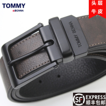 Tommy TOMMY Belt Men's Tide Young Leather Pure Leather Needle Buckle Young Leisure Joker Belt ins