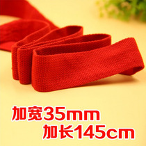 2 Red Belt Men year cotton middle-aged and elderly birthday soon-to-be-the year of the ox red cotton red belt