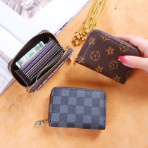 2019 new organ card bag credit card cover womens small coin purse European and American zipper card bag womens card holder