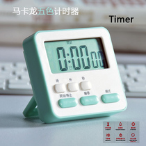 Student timekeeper reminder reminder timer alarm clock dual-purpose learning brush artifact ins simple kitchen timing