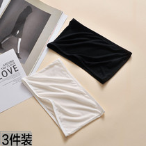 Modal black underwear girl breast wrap thin one-piece chest