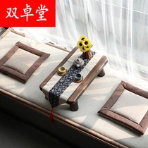 Simple home Japanese bedroom balcony modern window table computer small wooden table window sill tatami tea table