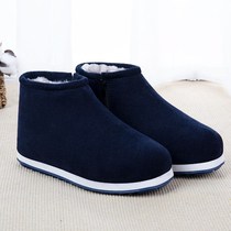 Old cotton shoes women northeast pure handmade rural Big super thick warm thick soft bottom mother middle-aged elderly grandmother non-slip