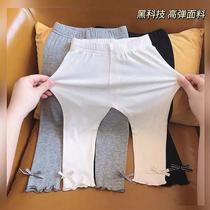 Baby leggings thin 2021 spring and summer new casual trousers Korean version of foreign style Joker wear girls long pants