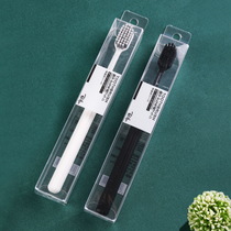 Flower dust fragrance black white couple wide head spiral soft hair toothbrush male Deep Clean Gum adult family flexible Big Head