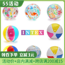 INTEX inflatable beach ball playing water polo children swimming beach water toys large beach ball early education volleyball