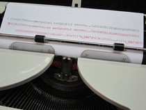 Retro]German ERIKA150 white old-fashioned English typewriter suitcase typewriter normal use